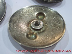 Гайки серебряные, 13 шт.