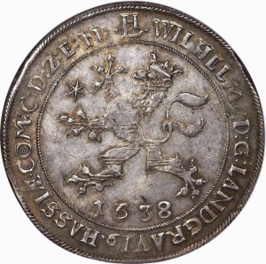 ТАЛЕР 1638 г. ГЕССЕН-КАССЕЛЬ ОТЛИЧНЫЙ !!