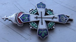 Наперсный крест к 300-летию Дома Романовых.