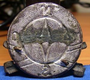 Знак разведчика в полевой артиллерии RRR