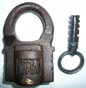 Кованый замок.1898 год.