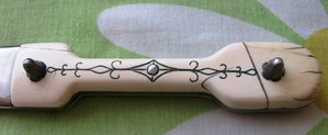 Кинжал КАВКАЗ СЕРЕБРО,КОСТЬ