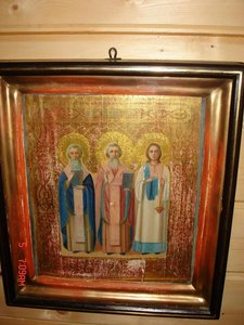 Икона Симон, Гурий и Авив. аналой. Продажа.