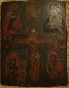 икона распятие