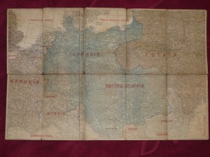 карманная карта  ПМВ.
