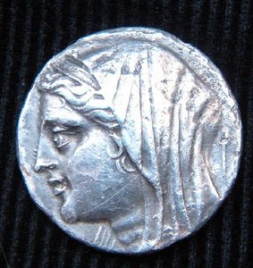 Тетрадрахма Филистия ( Гиерон 2 (275—215 гг. до н. э.).