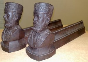 RRR Александр Третий! Для камина!Чугун-литье!