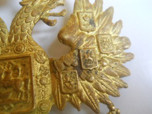 Киверный герб позолота.