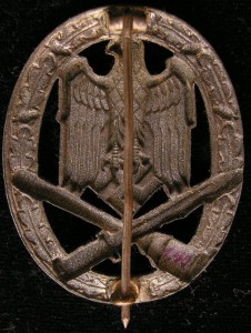 Знак - Общештурмовой , цинк , зеркалка...