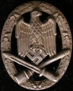 Знак - Общештурмовой , цинк , зеркалка...