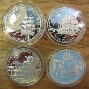 Красивая подборка (коллекция) СЕРЕБРЯНЫХ монет