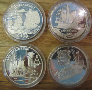 Красивая подборка (коллекция) СЕРЕБРЯНЫХ монет