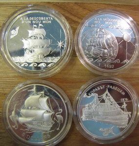 Красивая подборка (коллекция) СЕРЕБРЯНЫХ монет