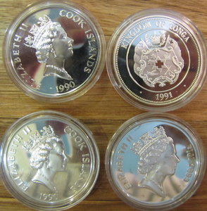 Красивая подборка (коллекция) СЕРЕБРЯНЫХ монет