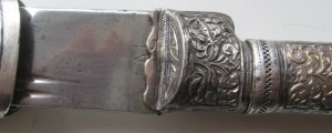 шашка в серебре