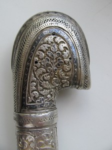 шашка в серебре