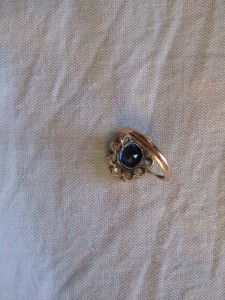 Кольцо с сапфироми 10шт брилиантами