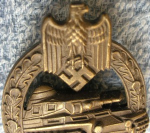 PZ-танчик Adolf Schtolce ,самоходка,цинк,бронзирование.Клейм