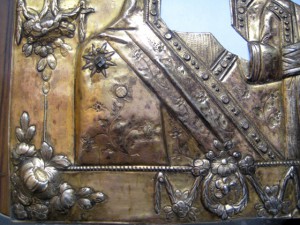 Икона Табынская БМ 1790 г. Серебряный оклад