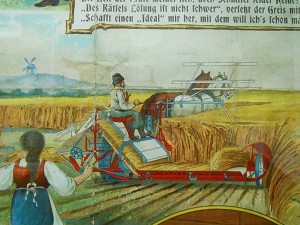 Продам рекламный плакат ОДЕССА - Машины для сбора урожая