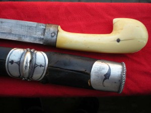 шашка казачья в серебре