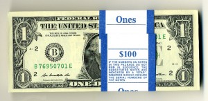 Корешок = $1х100 USA = 2009 года