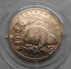 100руб. банк России 2008г. в капсуле