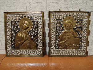 Две створки от большого Деисуса.
