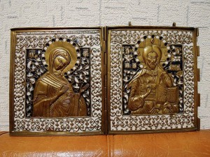 Две створки от большого Деисуса.