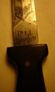 Клинок с травлением от кортика Николай 2