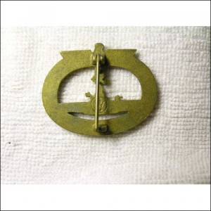 Подводник GWL - прорезная свайстика, цинк