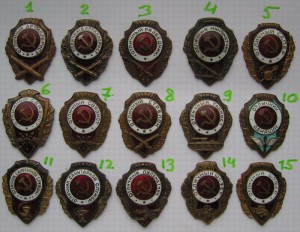 Кое-какие военные отличники 15 штук