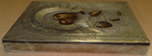 ВЛАДИМИРСКАЯ богородица 1888 годъСеребро