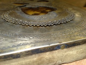 ВЛАДИМИРСКАЯ богородица 1888 годъСеребро
