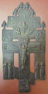 Распятие с предстоящими и избранными праздниками.