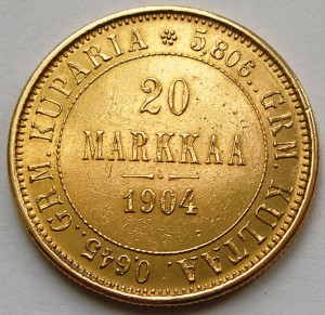 20 марок 1904 г