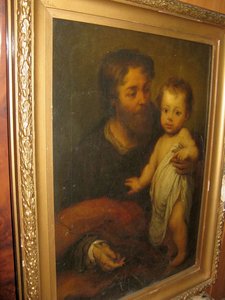 Иосиф с младенцем