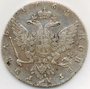 Рубль 1764 ммд еi