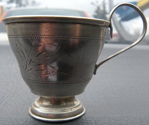 Чашка.Серебро 84.