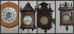 Часы старинные настенные разные