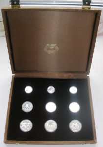 ГРЕЦИЯ пан-европейские игры 1982 г набор ПОЛНЫЙ СЕРЕБРО ПРУФ