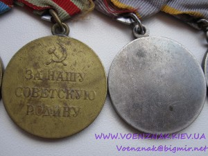 Грудь За БЗ,За об. Москвы, За осв. Варшавы, За поб.над Герм.