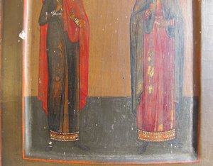 Икона "Св. муч. Лавр и Флора" (ковчег)