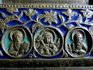 Святые Кирик и Иулита. Эмаль 5 цв.