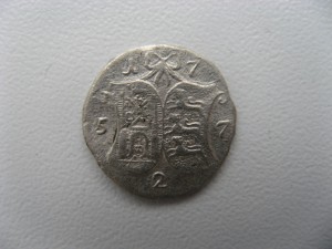 2 копейки 1757г(ливонезы)