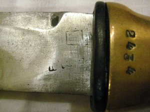 Шашка командного состава РККА обр. 1927/40 гг с клеймом ОВРЗ