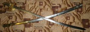 Сабля швецкая пехотная офицерская обр. 1859г. очень красивая