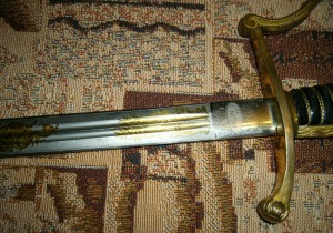 Палаш швецкий кавалерийский офицерский обр . 1889г .