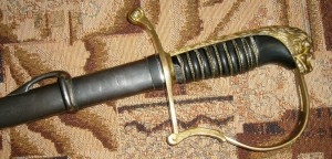 Палаш швецкий кавалерийский офицерский обр . 1889г .