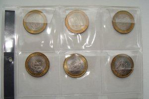 ЮБИЛЕЙНЫЕ ДЕСЯТКИ БИМЕТАЛЛ 2000г.-2007г.